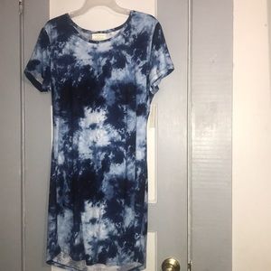 A large tie dye dress